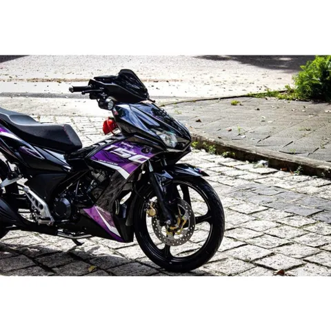 TEM MÀU TÍM DÁN XE WINNER X MÀU ĐEN TÍM - Decal Cao Cấp Nhất