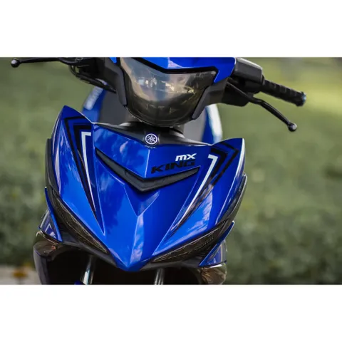 Tem Rời Dán Xe Exciter 150 Mẫu Chỉ Xanh Trắng Đen Chữ MX King Cực Hot, Hàng 3 Lớp Chất Lượng Cao Quyen Decal