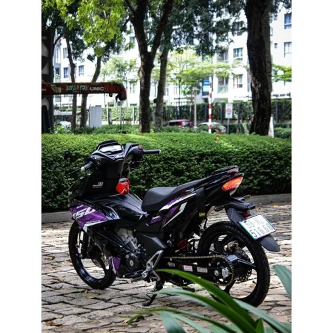 TEM MÀU TÍM DÁN XE WINNER X MÀU ĐEN TÍM - Decal Cao Cấp Nhất