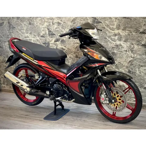 Tem Rời Dán Xe Exciter 2009 Mẫu Đen Đỏ Trắng Chữ Spark 135 Cực Đẹp, Tem Candy Camay Cao Cấp Quyen Decal