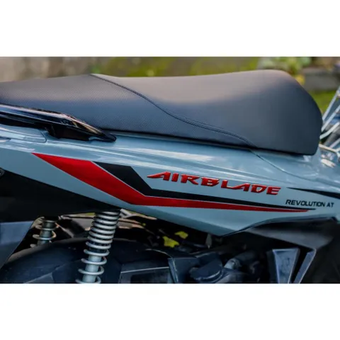 Tem Rời Dán Xe Air Blade Mẫu Xám Đen Đỏ Cực Chất, Hàng 3 Lớp Chất Lượng Cao Quyen Decal