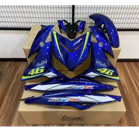 Tem Rời Exciter 150 ZR 46 Xanh Gp Mới 2023  - Decal In Chất Lượng