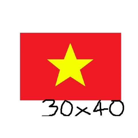 Decal Lá Cờ Việt Nam Lớn Trang trí mọi nơi không bay màu chống nước