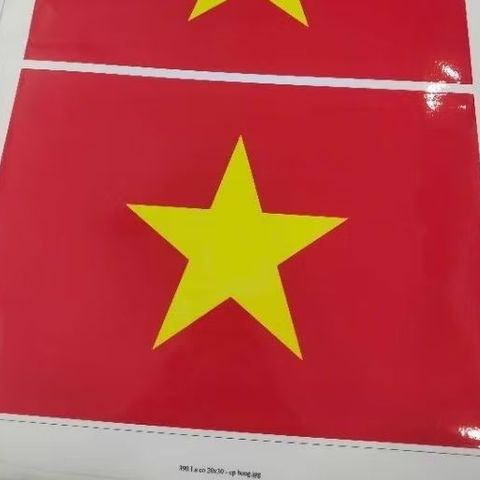Decal Lá Cờ Việt Nam Lớn Trang trí mọi nơi không bay màu chống nước