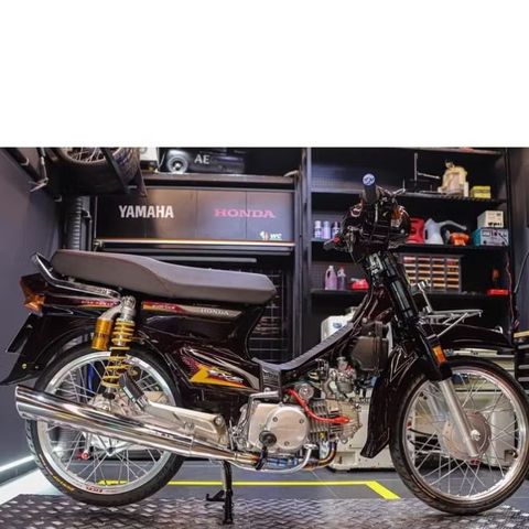 Tem Rời Dán Xe Dream Mẫu Ex5 Tím Vàng Cực Đẹp, Hàng 3 Lớp Chất Lượng Cao Quyen Decal