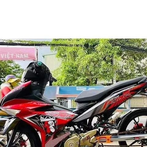 Tem Rời Yamaha Exciter 150 King Drag Đỏ Đen ( Tem Bóng )