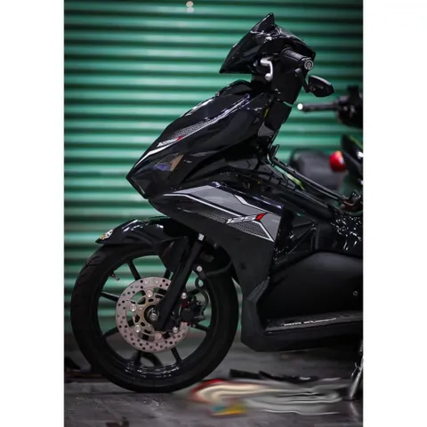 Tem rời xe AB 2016 đen xám 125i thiết kế đẹp mắt, in sắc nét , 3 lớp không bay màu