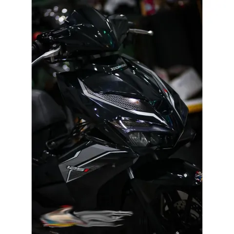 Tem rời xe AB 2016 đen xám 125i thiết kế đẹp mắt, in sắc nét , 3 lớp không bay màu