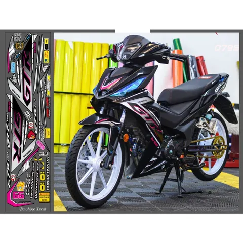 tem xe gtr winner v1 màu đen 👉chế tem theo yêu cầu giá rẻ - Decal Cao Cấp Nhất