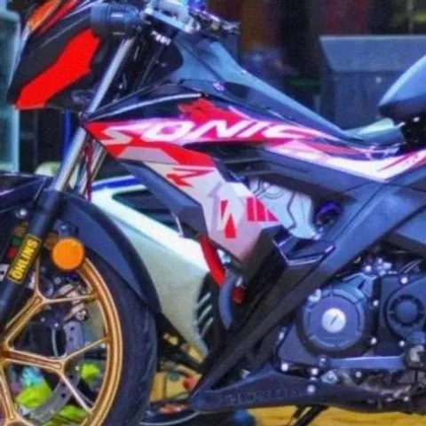 Tem Rời Honda Sonic 150R Dán Xe Đỏ Đen - Mẫu Mới  - Decal In Chất Lượng