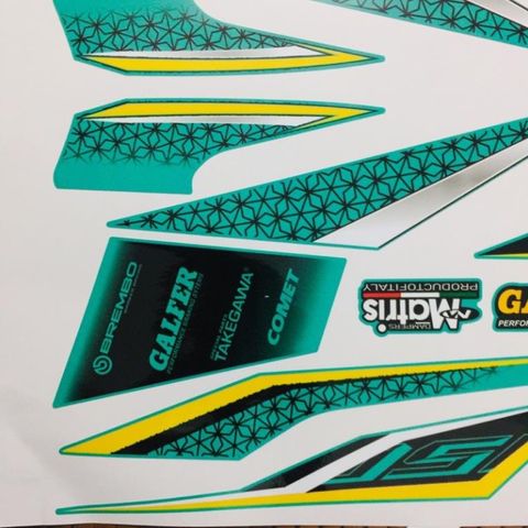 Tem rời Winner V1 xe xanh ngọc - GTR cực đẹp Quyen Decal