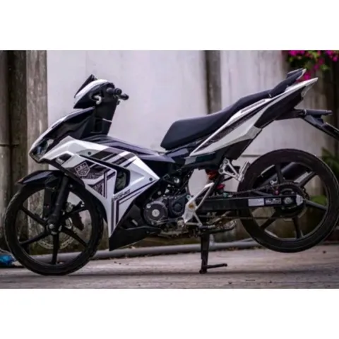 Tem Rời Honda Winner X V3 Hoa Văn Đen - Decal Trong Dán Được Nhiều Màu Xe  - Decal In Chất Lượng