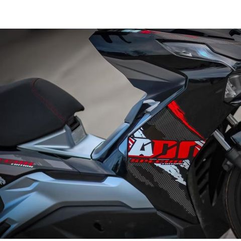 [FreeShip] [Ảnh thật] Tem rời xe AirBlade - mẫu Special Edition ADN đỏ dán xe đen - không bay màu Quyen Decal