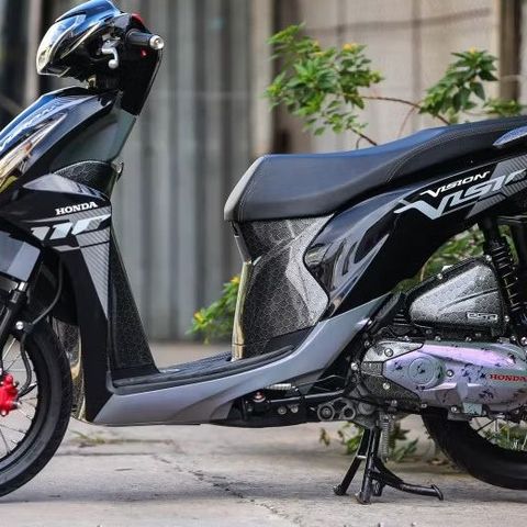 tem rời vision đen bóng mẫu chế đẹp 2023 mẫu mới , tem 3 lớp bền màu - Decal Cao Cấp Nhất
