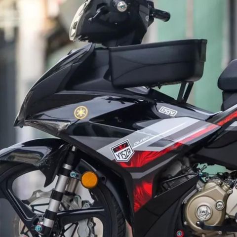 Tem Rời Ex 150 Y15ZR 2022 Đỏ Đen Hoa Văn  - Decal In Chất Lượng