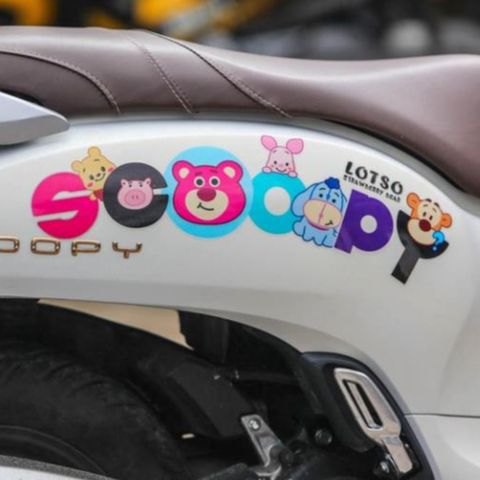 [FreeShip] [Ảnh thật] Tem rời Scoopy - Mẫu Gấu LOTSO HOT 2023 - Chuẩn From cực đẹp Quyen Decal