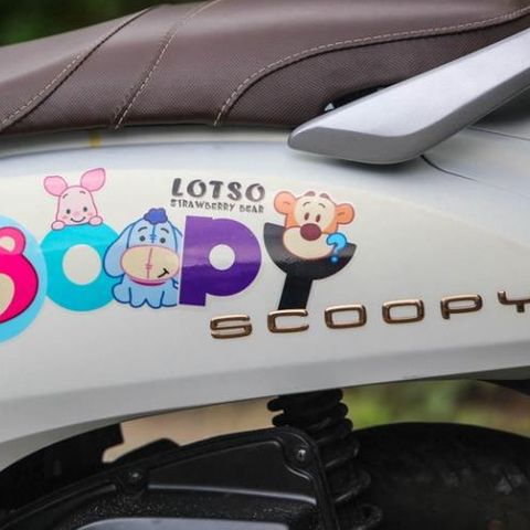 [FreeShip] [Ảnh thật] Tem rời Scoopy - Mẫu Gấu LOTSO HOT 2023 - Chuẩn From cực đẹp Quyen Decal