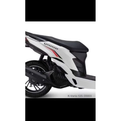 Tem Vario 125 Chỉ Đỏ dán xe Trắng