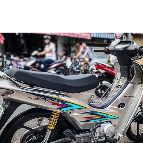 [FreeShip] [Ảnh thật] Tem rời CROM Wave - Mẫu Supra 110 xanh nổi bật - Chuẩn From cực đẹp Quyen Decal