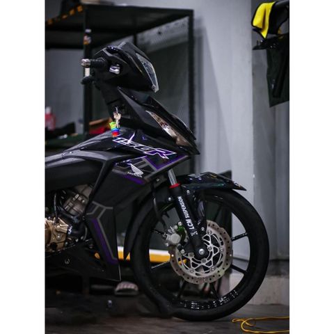 tem rời winner v1 đen chỉ tím rs150 cover đơn giản đẹp mắt - Decal Cao Cấp Nhất