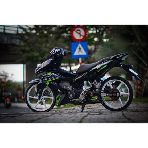 Tem Rời Dán Xe Winner X Mẫu Chữ RS Xanh Lá Đen Cực Chất, Hàng 3 Lớp Chất Lượng Cao Quyen Decal