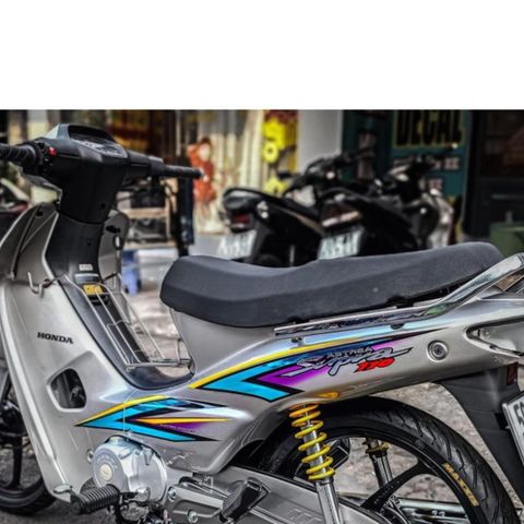 [FreeShip] [Ảnh thật] Tem rời CROM Wave - Mẫu Supra 110 xanh nổi bật - Chuẩn From cực đẹp Quyen Decal