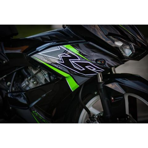 Tem Rời Dán Xe Winner X Mẫu Chữ RS Xanh Lá Đen Cực Chất, Hàng 3 Lớp Chất Lượng Cao Quyen Decal