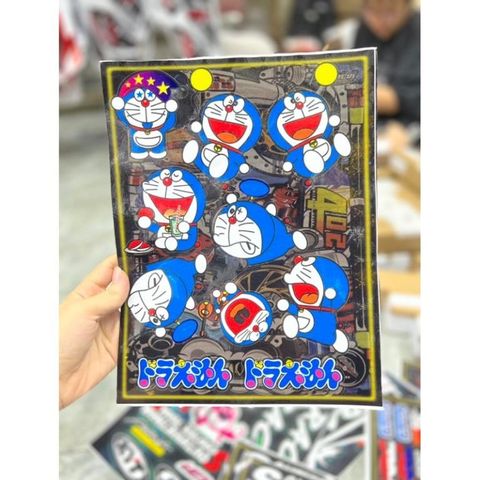 tem logo sticker doremon mới siêu đẹp