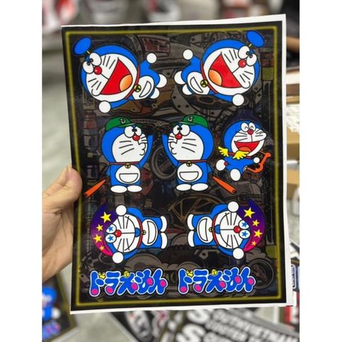 tem logo sticker doremon mới siêu đẹp