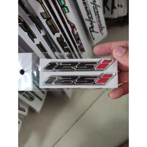 Miếng Dán Decal Tem Nổi Số 125i - 150i  - Decal In Chất Lượng