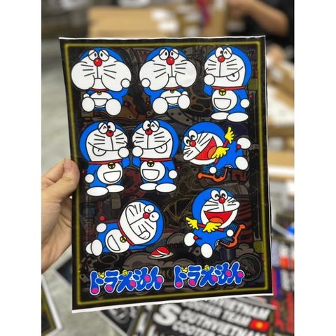 tem logo sticker doremon mới siêu đẹp