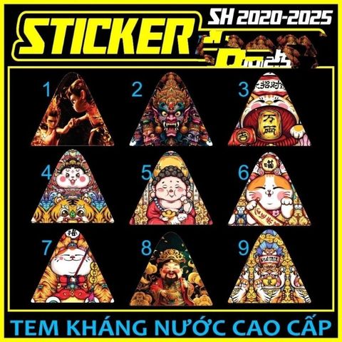 Tem dán yếm nhựa SH 125-150 đời 2020-2025