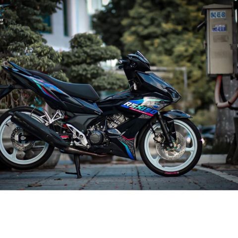 [FreeShip] TEM RỜI mẫu RSX150 màu titan cho Winner X đen - tem cao cấp không bay màu Quyen Decal