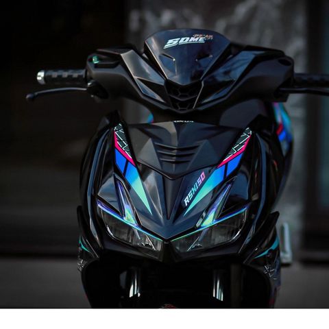 [FreeShip] TEM RỜI mẫu RSX150 màu titan cho Winner X đen - tem cao cấp không bay màu Quyen Decal