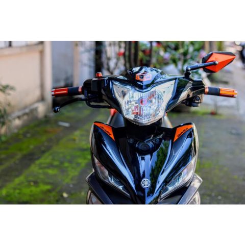 Tem Rời Dán Xe Exciter 135 Mẫu RC Xám Cam Cực Đẹp, Hàng 3 Lớp Chất Lượng Cao Quyen Decal