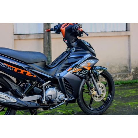 Tem Rời Dán Xe Exciter 135 Mẫu RC Xám Cam Cực Đẹp, Hàng 3 Lớp Chất Lượng Cao Quyen Decal