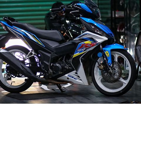 [FreeShip] [Ảnh thật] Tem rời Winner V1 - Mẫu RS150R xanh trắng nổi bật - Chuẩn From cực đẹp Quyen Decal