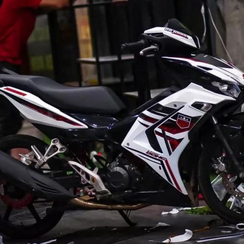 Tem Rời Honda Winner X V3 Dán Xe Trắng Mẫu Hoa Văn  - Decal In Chất Lượng