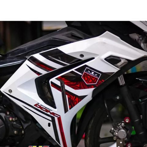 Tem Rời Honda Winner X V3 Dán Xe Trắng Mẫu Hoa Văn  - Decal In Chất Lượng