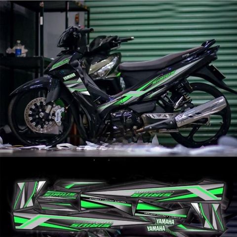 Tem rời Sirius sọc mới xe đen phối đủ màu