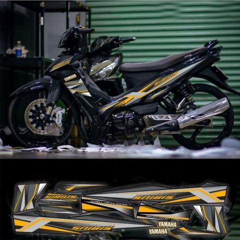 Tem rời Sirius sọc mới xe đen phối đủ màu