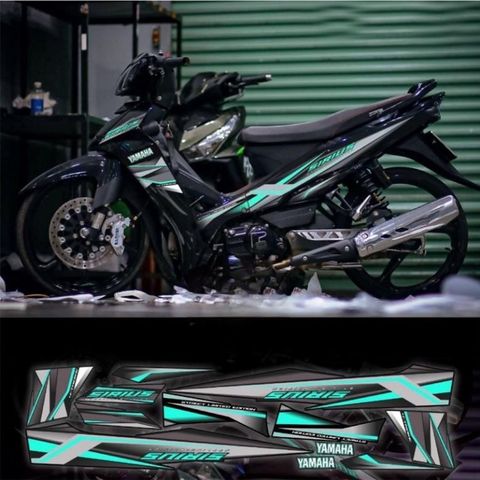 Tem rời Sirius sọc mới xe đen phối đủ màu
