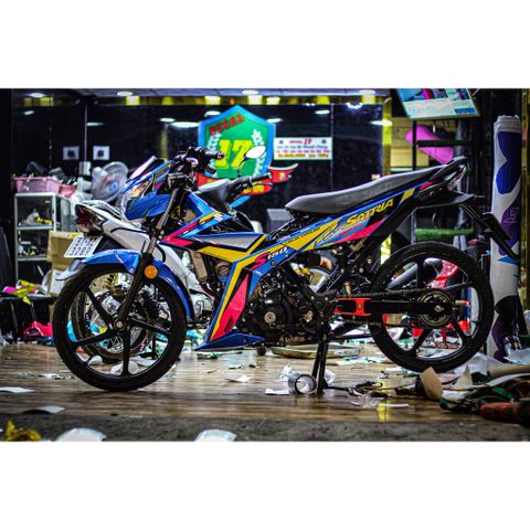 Tem Rời Satria F150 - Tặng Logo Ver 21