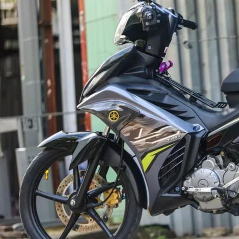 Tem Rời Ex 2011 Lc Xám Đen Họa Tiết Khói  - Decal In Chất Lượng