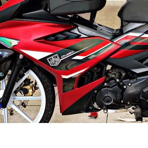Tem Rời Exciter 150 Y15ZR 2022 Dán Xe Đỏ