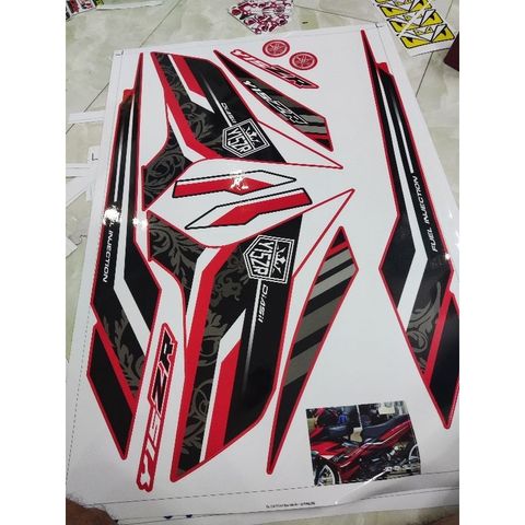 Tem Rời Exciter 150 Y15ZR 2022 Dán Xe Đỏ