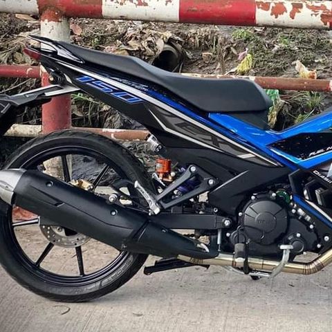 Tem Rời Ex 150 Đen Phối Xanh 2019