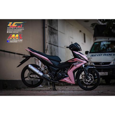 [FreeShip] [Ảnh thật] Tem rời Winner V1 chỉ đen đỏ - Mẫu RS150R Quyen Decal