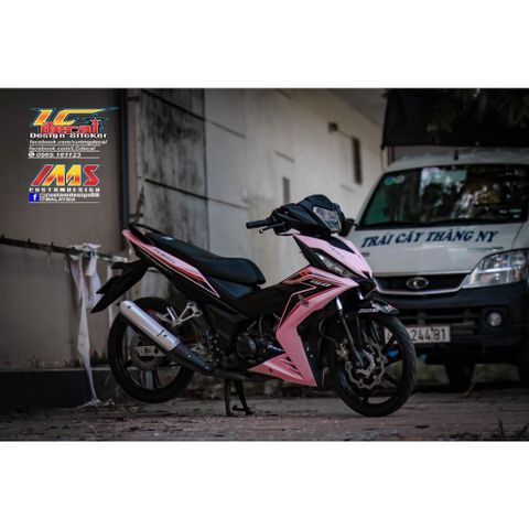 [FreeShip] [Ảnh thật] Tem rời Winner V1 chỉ đen đỏ - Mẫu RS150R Quyen Decal