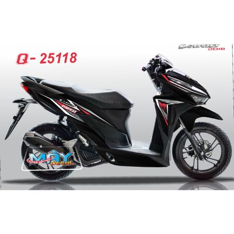 Tem Rời Vario 125 - Vario 150 Mới 2020 Dán Xe Đen  - Decal In Chất Lượng